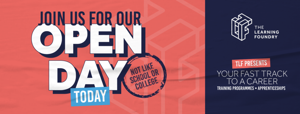 Open day to fast track your career banner