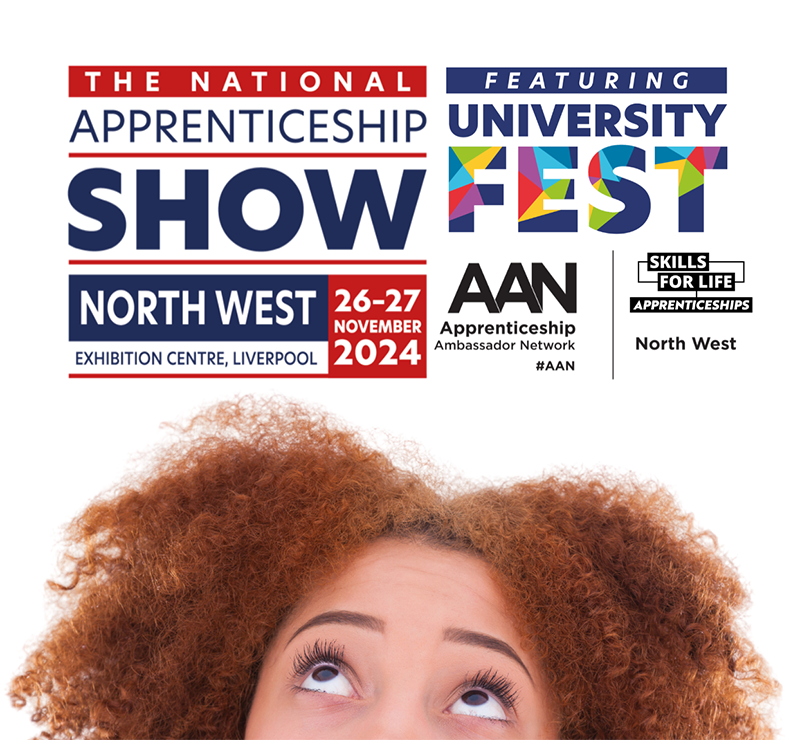 DISCOVER APPRENTICESHIP OPPORTUNITIES AT THE NATIONAL APPRENTICESHIP SHOW featuring UNIVERSITYFEST
