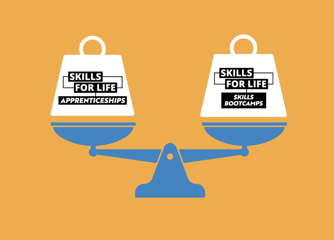 SKILLS BOOTCAMPS VS APPRENTICESHIPS